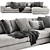 Luxury Verzelloni Holden Chaise 3D model small image 3