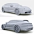 Porsche Taycan Turbo S XT 3D model small image 13