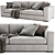 Modern Sitka Sofa: Stylish, Comfortable 3D model small image 4