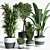 Dirty Concrete Pot Collection: 138 Indoor/Outdoor Plants 3D model small image 1