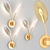 Elegant CINTIA WALL Lamp 3D model small image 2