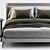 Sleek BoConcept Austin Bed 3D model small image 2