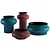 Greek-Inspired Ceramic Vases: Ionico 3D model small image 1