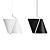 LYFA Mosaik Pendant Light: Stylish Up/Down Lighting 3D model small image 2