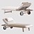 Luxurious Tellaro Sun Lounger: Unwind in Style 3D model small image 1