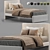 Elegant Upholstered Bed - GLADSTAD: Modern Comfort 3D model small image 1