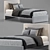 Elegant Upholstered Bed - GLADSTAD: Modern Comfort 3D model small image 2
