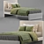 Elegant Upholstered Bed - GLADSTAD: Modern Comfort 3D model small image 3