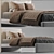 Elegant Upholstered Bed - GLADSTAD: Modern Comfort 3D model small image 5