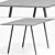 Plania Table: Contemporary Elegance With Functional Design 3D model small image 3