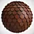 Versatile PBR Roof Tile Material 3D model small image 1