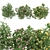 Blooming Bushes Variety Set 3D model small image 1