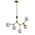 Loft Glass Ball Pendant 3D model small image 1