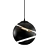 Elegant Boule Decoupee Pendant 3D model small image 1