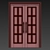 Title: Custom Classic Swing Doors 3D model small image 2