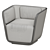 Elegant Cumberland Elle Lounge 3D model small image 4