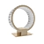 Elegant Chrome Gold Table Lamp 3D model small image 1