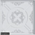 Elegant Ceiling Composition GR-6005R in Gypsum 3D model small image 3