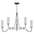 Elegant Winfield 6-Light Chandelier 3D model small image 2