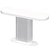 Sleek White Marble Console 3D model small image 3