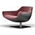 Elegant Meredith Armchair 3D model small image 4