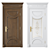 Stylish Interior Door 3D model small image 1