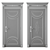 Stylish Interior Door 3D model small image 4