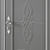 Stylish Interior Door 3D model small image 6