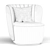 Elegant Pearl Armchair 3D model small image 5