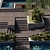 Serenity Pool & Landscape 3D model small image 3