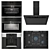 Sleek Neff Kitchen Ensemble 3D model small image 1