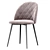 Elegant Velvet Chair 3D model small image 4