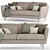  Stylish Grey Sofa - Sits BETTY 3D model small image 2