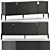 Elegant Pablo Sideboard in Walnut 3D model small image 1