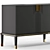 Elegant Pablo Sideboard in Walnut 3D model small image 2