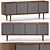 Elegant Punto Sideboard by Moismobilya 3D model small image 1