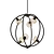 Elegant Arlo Chandelier: Stylish Lighting Solution 3D model small image 1