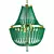 Elegant Chrysalis Chandelier: Stunning Design 3D model small image 1