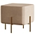 Cosmo Teno Pouf: Stylish and Compact 3D model small image 1