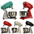 Sleek and Powerful Range: SMEG Stand Mixer 3D model small image 1