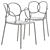 Sleek Sissi Chair: Elegance and Comfort 3D model small image 4