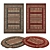 8-Piece Assorted Rugs Set 3D model small image 1