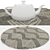 Versatile Set of 8 3D Rugs 3D model small image 4