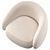 Sophisticated Julep Armchair: Tacchini's Ultimate Comfort 3D model small image 3