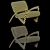 Prada Green Wood Chair 3D model small image 4