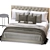 Adler Luxury Bed by RH: Sleek & Stylish 3D model small image 2