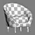 Wolsi Happy Mint Chair: Luxurious Comfort in Vibrant Elegance 3D model small image 3