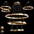 Cerchio Pendant Chandelier 3D model small image 1