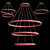 Cerchio Pendant Chandelier 3D model small image 14