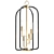 Sleek Angler Pendant Light 3D model small image 1